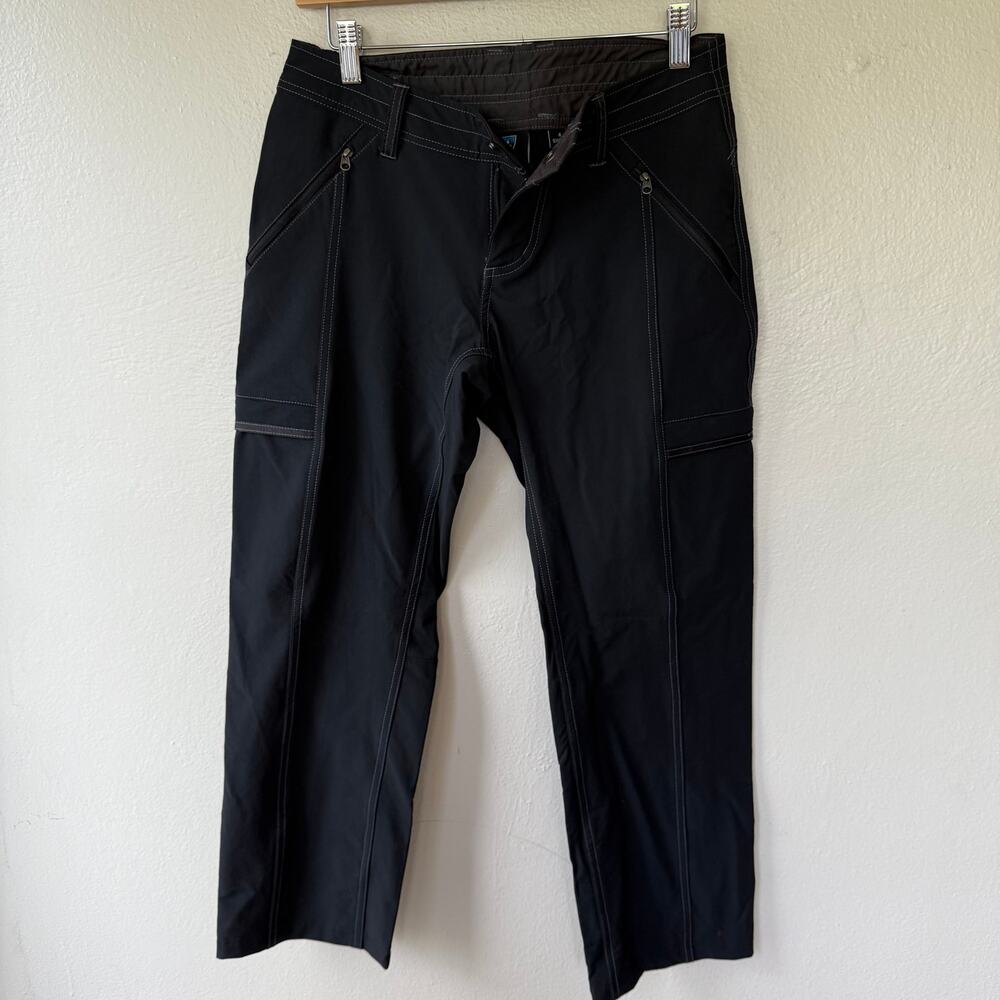 Kuhl Black size 4P Destroyr cargo pant and zippered pockets Size 4P - Picture 2 of 12